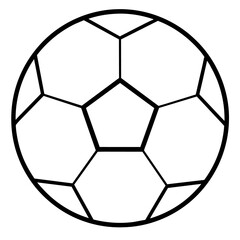 Obraz premium Soccer ball icon solid white background (10)