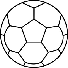 Fototapeta premium Soccer ball icon solid white background (13)