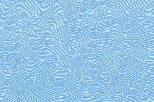 Abstract blue color water wave pattern backgrounds texture.