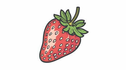Strawberry Logo Vector. modern strawberry icon logo 