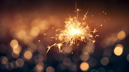 Obraz premium Fireworks illustration, happy new year