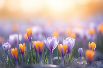Crocus flower background nature crocus backgrounds.