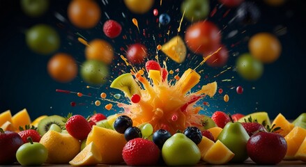 fruit in the water