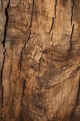 Fototapeta premium Close-up Texture of Cracked Wood Surface