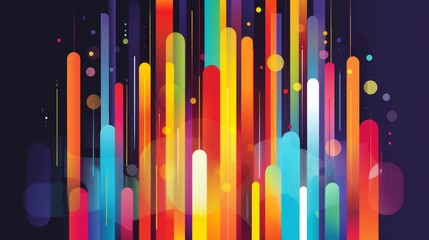 Various abstract colorful background, illustration wallpaper design