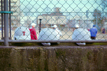 少年野球のヘルメット