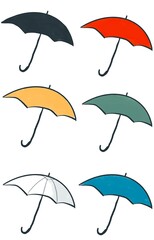 Rain Umbrella, Colorful(JPG)