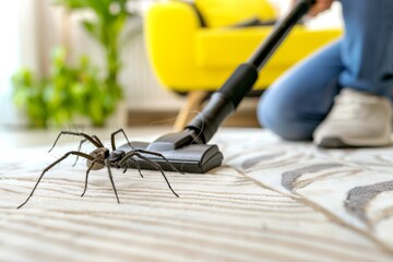 vacuum to remove spiders