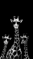Obraz premium A giraffe wearing sun glasses wildlife animal mammal.