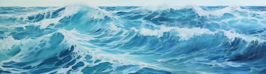 Obraz premium a close up of a wave