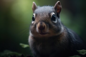 Obraz premium a close up of a squirrel