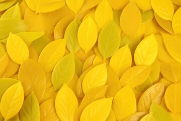 a pile of yellow leaves - obrazy, fototapety, plakaty