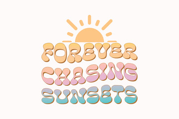 Vintage Summer SVG T-shirt Design