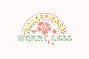 Vintage Summer SVG T-shirt Design