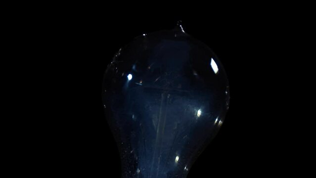 Explosion of Bulb Light Glass