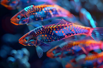 Exploring the Intersection of Genetic Diversity and Ecosystem Stability through Captivating Underwater Imagery