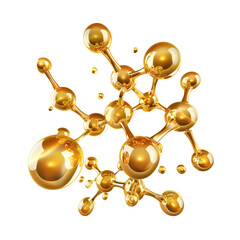 Gold oil molecule
