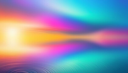 Radiant Reflections: Smooth Transitions of Rainbow Gradient