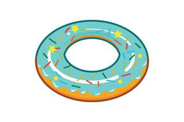 Donut shaped float