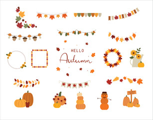 Hello Autumn Illustration