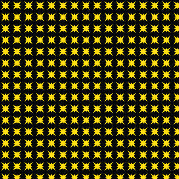 yellow pucket and bloat flowers on black background