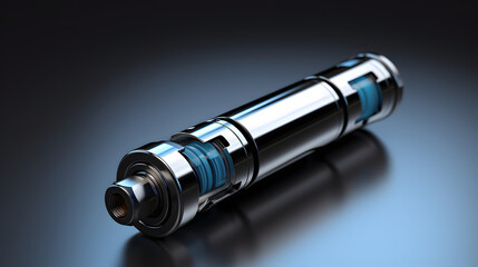 Hydraulic Cylinder mechanic icon 3d