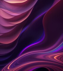 Obraz premium A purple background with flowing lines and glowing stars, creating an elegant and sophisticated atmosphere.