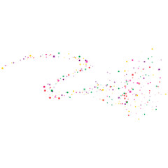 Decorate with stars, squares, colorful circles in the form of confetti. Yellow Confetti Invitation. Pink Starry Space. Colorful Texture Cosmos. Sparkling Festive. Celebration Anniversary. Glitter Fest