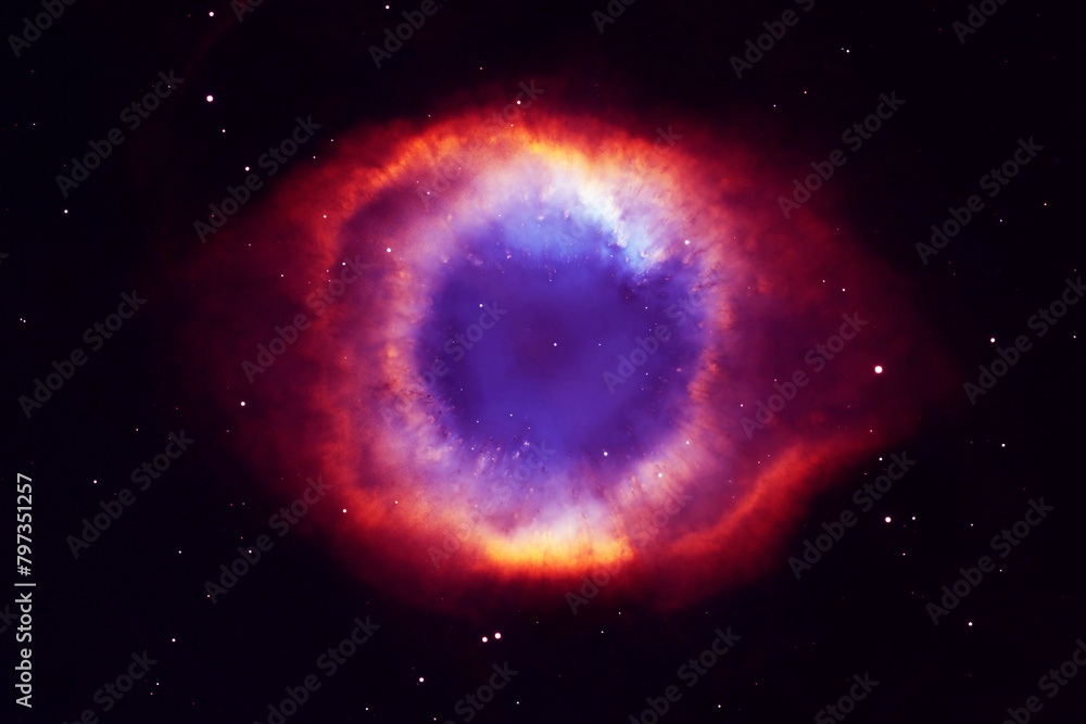 Wall mural a galaxy that looks like an eye. elements of this image furnished by nasa
