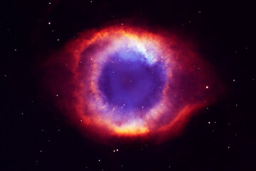 A galaxy that looks like an eye. Elements of this image furnished by NASA