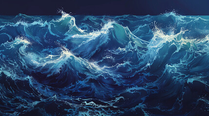 Fototapeta premium abstract blue background