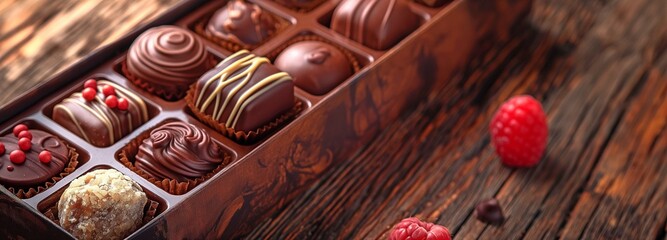 box containing candy and chocolates