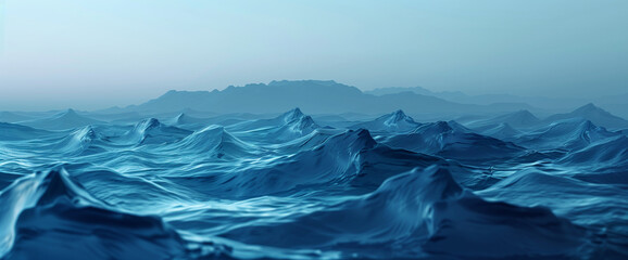 misty mountain landscape