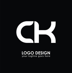 CK CK Logo Design, Creative Minimal Letter CK CK Monogram