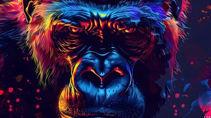 GORILLA ILLUSTRATION CONCEPT