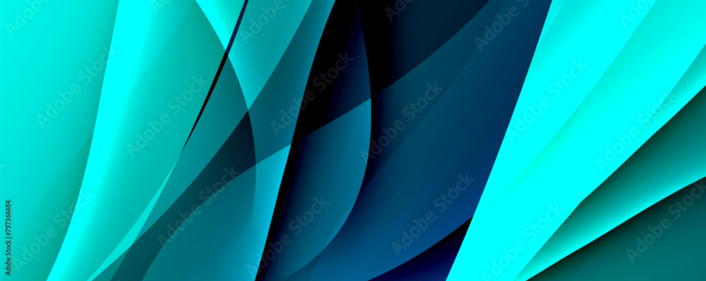 Poster a detailed close up of a vibrant electric blue background with a geometric pattern, resembling the s