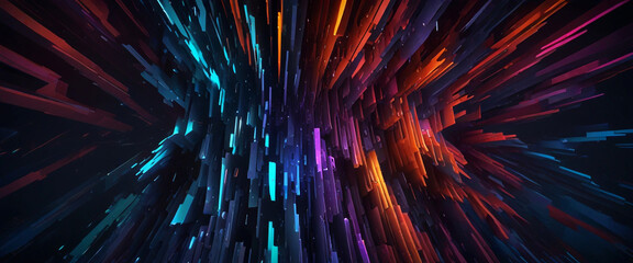 Modern digital abstract 3D background