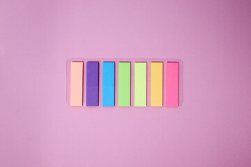 Pastel Color Sticky Notes or Paper Index or Page Marker or Flags Tabs or Note Adhesive Post...