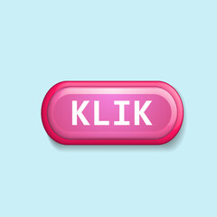 Klik icon 3D illustration
