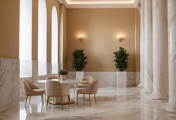 Frame mockup, ISO A paper size. Living room poster mockup. Interior mockup with house white background. Modern interior design. 3D render