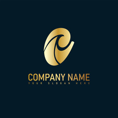 Free Vector Abstract Brand c letter logo illustration design.