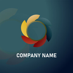 Free Vector Abstract Brand logo illustration design.