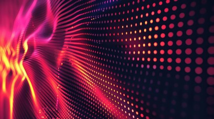 Obraz premium Fantastic abstract dynamic modern futuristic digital background concept wallpaper AI generated image