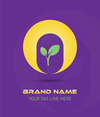 Free Vector Abstract Brand Logo  illustration design.