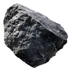 Fototapeta premium isolated flying meteor asteroid stone texture