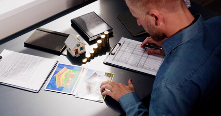 Thermal House Imaging And Heat Thermography