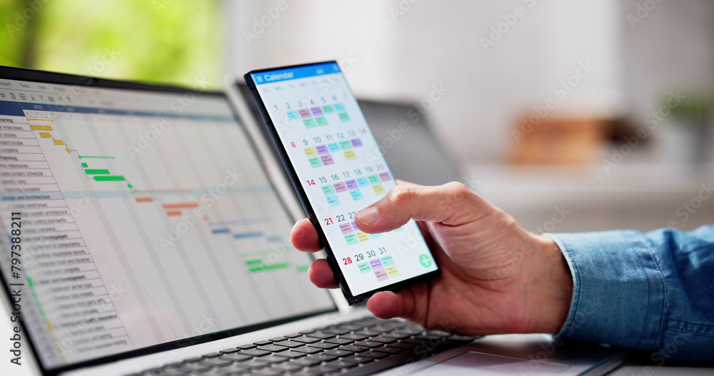Poster Gantt Gantt Software Project