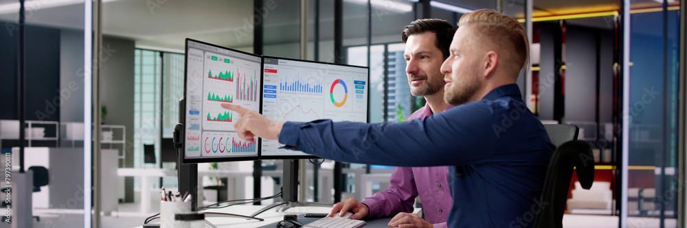 Poster Data Analyst Using Data Analytics KPI