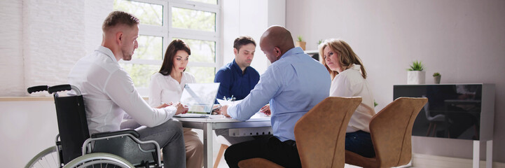 Diverse Group Of Business People Meeting