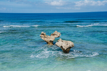 古宇利島にあるハートロック